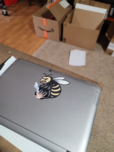 UV Print on Laptop